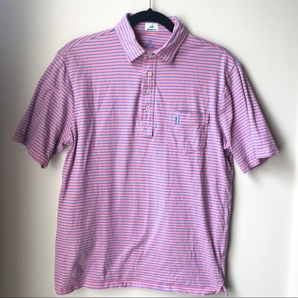 Johnnie-o 4-button polo size Small